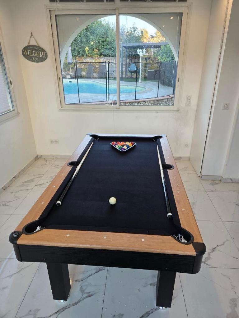 Ferienwohnung 3 Pieces Climatise En Rez De Jardin Avec Piscine Villeneuve-Loubet Exterior foto